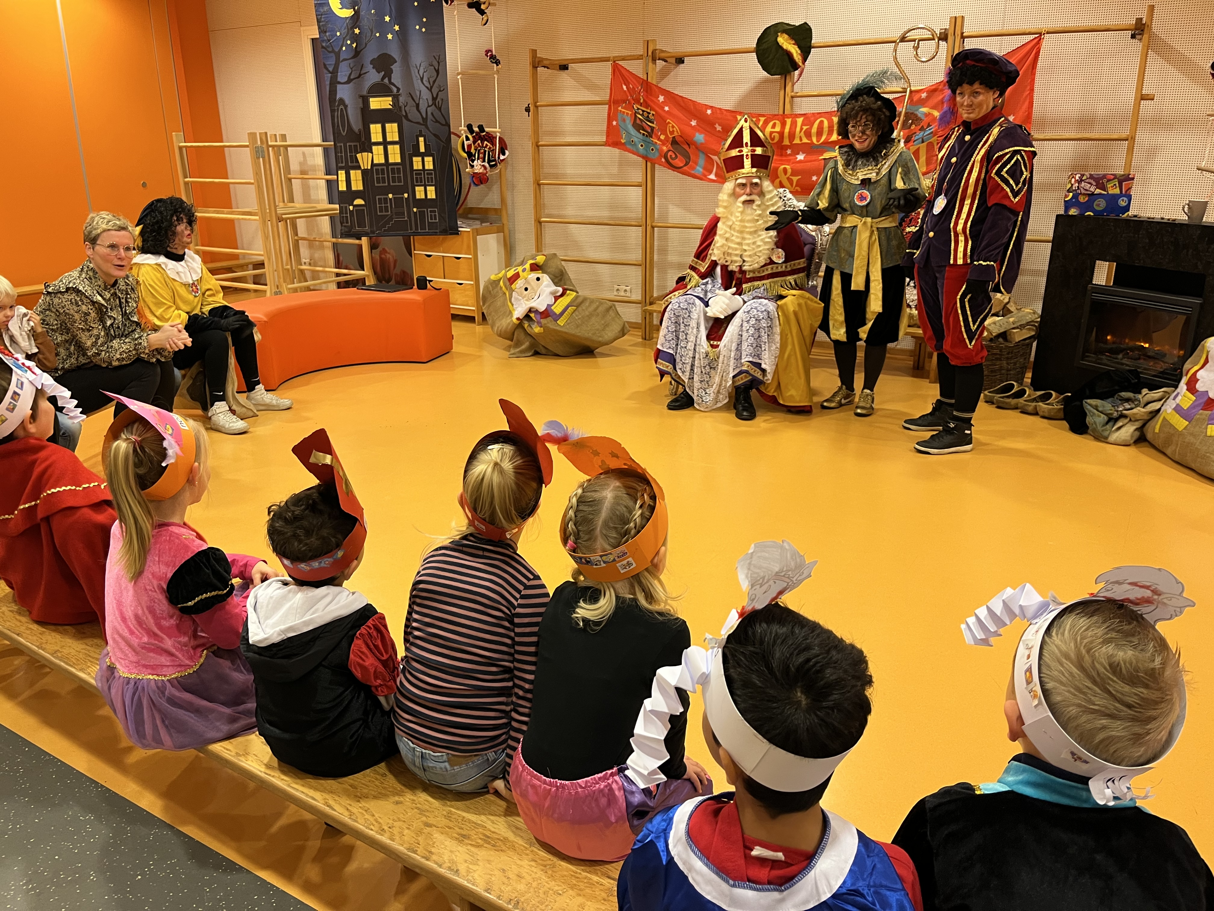 Sinterklaasfeest de Bloeikas