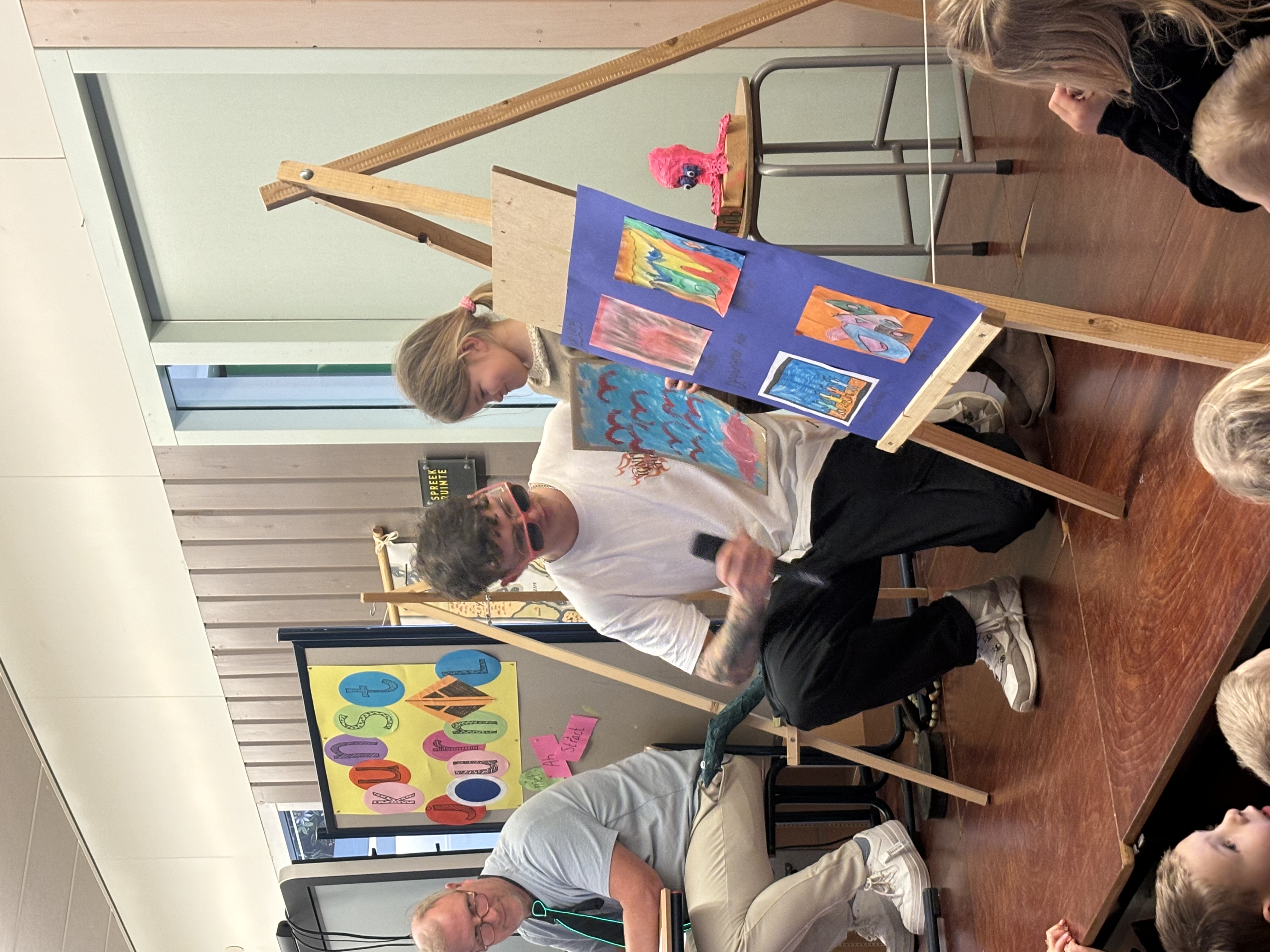 Thema kunst in de groepen 1/2 🎨🖼️🎭