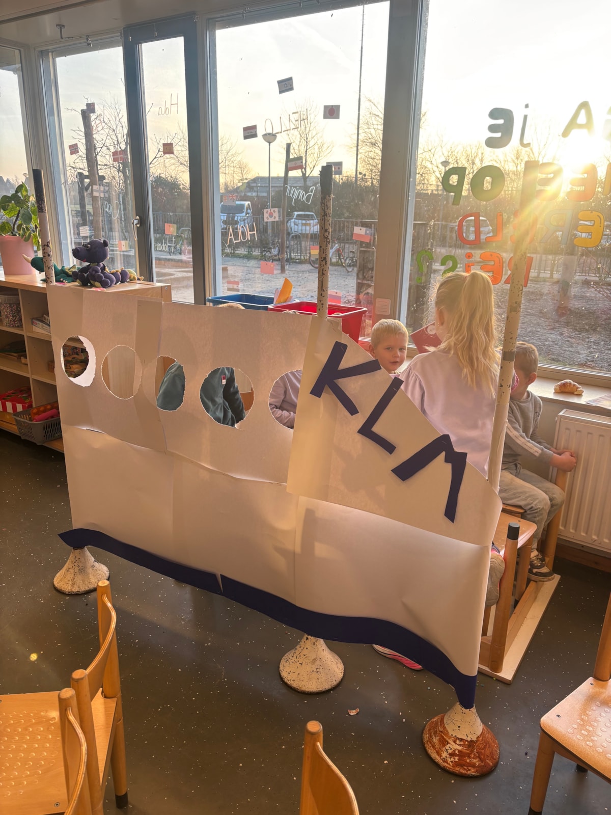 Kijkje bij ons thema ´Wij gaan op wereldreis!´ 